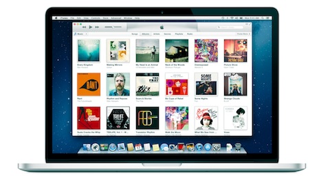 iTunes on MacBook